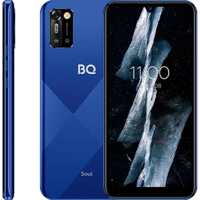 купить Смартфон BQ-6051G Soul Night-blue 2+32GB в Алматы