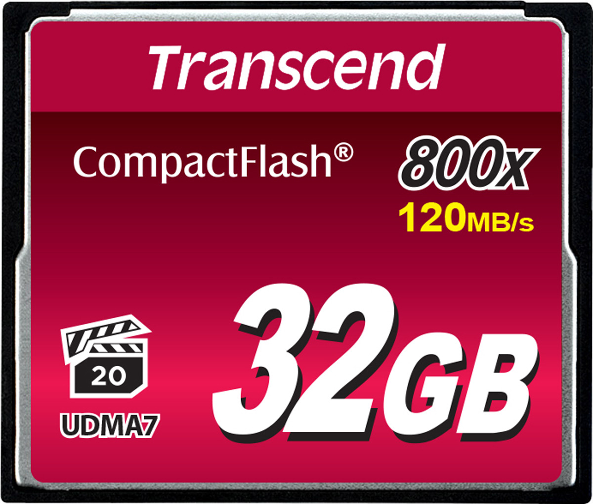 купить Transcend TS32GCF800, Compact Flash 32GB 800x в Алматы