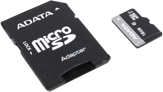 купить ADATA microSDHC,16GB, UHS-I Class 10 A1 + SD-adapter /  в Алматы