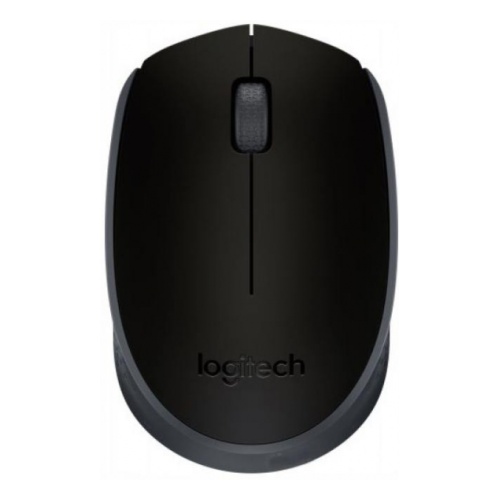 купить Мышь беспроводная Logitech M171 Black (черная, оптическая, 1000dpi, 2.4 GHz/USB-ресивер) в Алматы