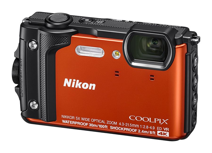 купить Фотоаппарат компактный Nikon COOLPIX W300 оранжевый в Алматы