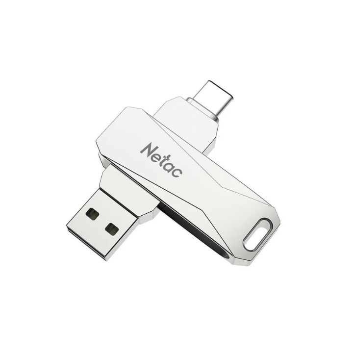 купить Флэш-накопитель Netac U782C USB3.0+TypeC Dual Flash Drive 256GB, up to 130MB/s в Алматы