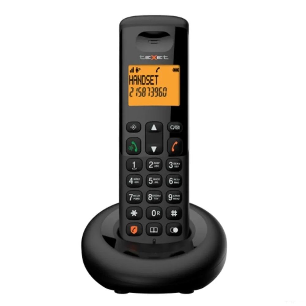 купить Телефон беспроводной Texet TX-D4905A черный 127219 в Алматы