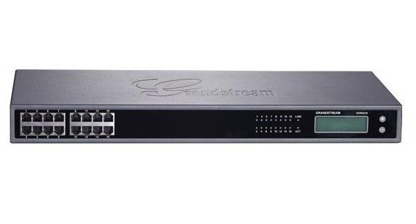 купить Grandstream GXW4216, 16 x RJ11 FXS ports and 1 x 50-pin Telco connector, 1 x 10M/100/1000 Mbps auto-sensing RJ45 port, G.711, G. 723, G.726 в Алматы