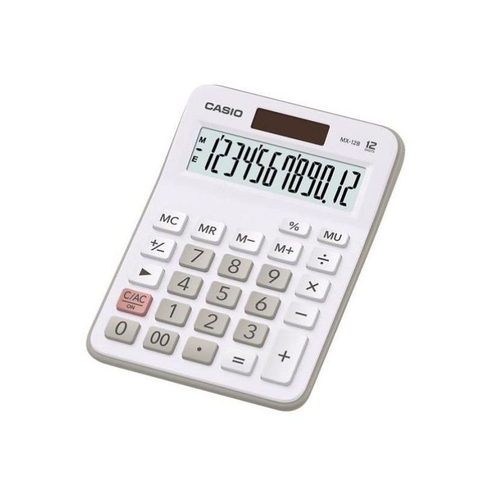 купить Калькулятор настольный CASIO MX-12B-WE-W-EC в Алматы