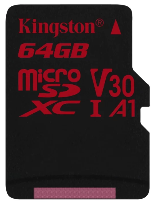 купить Карта памяти MicroSD 64GB Class 10 U3 A1 Kingston SDCR/64GB в Алматы