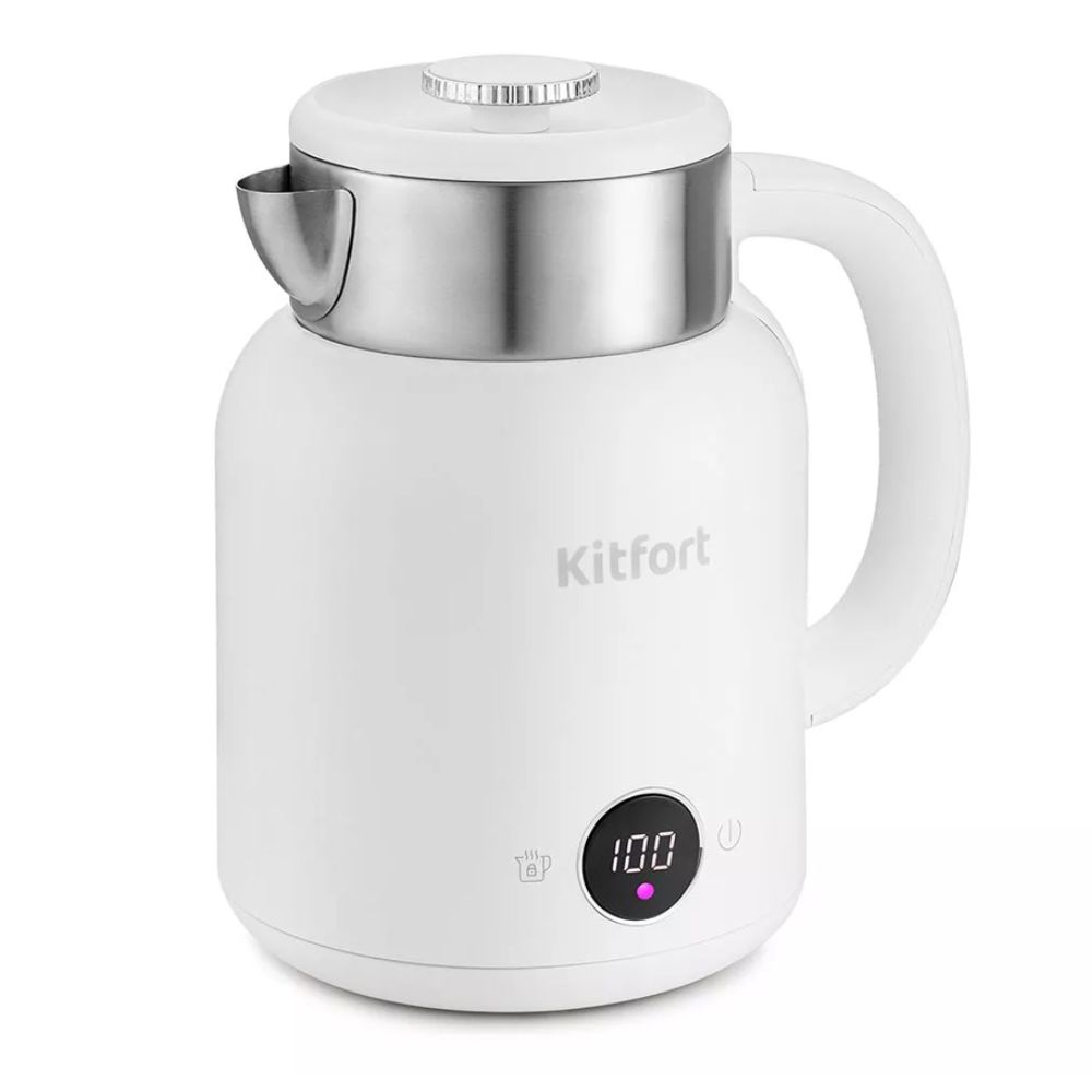 купить Чайник электрический Kitfort КТ-6196-2 белый в Алматы