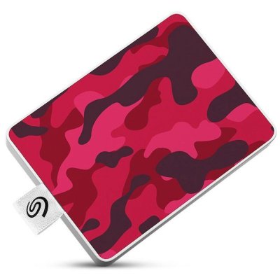 купить Внешний твердотельный накопитель Seagate One Touch SSD Special Edition STJE500405 500ГБ  2.5* USB 3.0 Camo Red в Алматы