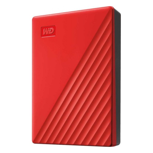 купить Внешний HDD Western Digital 4Tb My Passport 2.5* USB 3.1 Цвет: Красный WDBPKJ0040BRD-WESN в Алматы