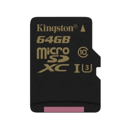 купить Карта памяти MicroSD 64GB Class 10 U3 Kingston SDCG/64GBSP в Алматы