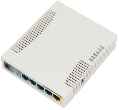 купить Маршрутизатор MikroTik RB951Ui-2HnD RouterBOARD 951Ui-2HnD with 600Mhz CPU, 128MB RAM, 5xLAN, built-in 2.4Ghz 802b/g/n 2x2 two chain wireless with int в Алматы