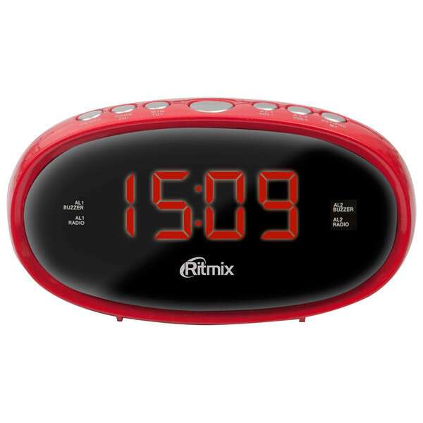 купить Радиочасы Ritmix RRC-616 red в Алматы