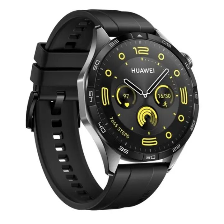 купить Смарт часы Huawei Watch GT 4 PNX-B19 46mm Black Fluoroelastomer Strap в Алматы