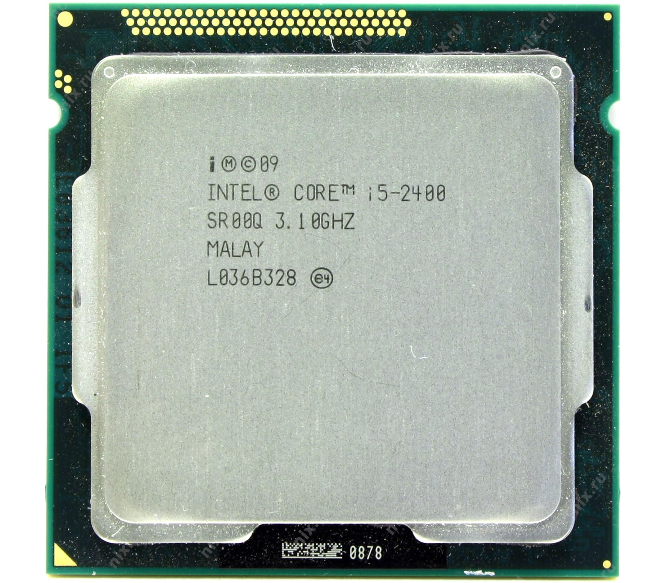 купить Процессор Intel 1155 i5-2400 6M, 3.10 GHz HD2000 oem 4 Core Sandy Bridge  в Алматы