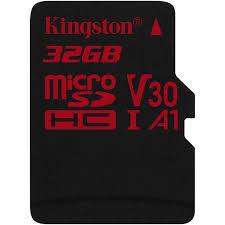 купить Карта памяти MicroSD 32GB Class 10 U3 A1 Kingston SDCR/32GBSP в Алматы