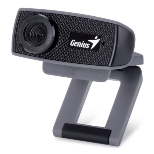 купить Web-Camera GENIUS FaceCam 1000X v2, 720p, 30 fps, bulld-in microphone, manual focus. Black в Алматы