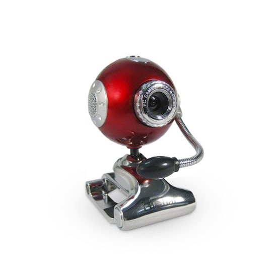 купить Веб-Камера, Global, A-58, USB 2.0, CMOS, 640x480, 1.3Mpx, Микрофон, Красный, Крепление: усиленный, Металлический механизм для установки на любой LCD монитор, Красный в Алматы