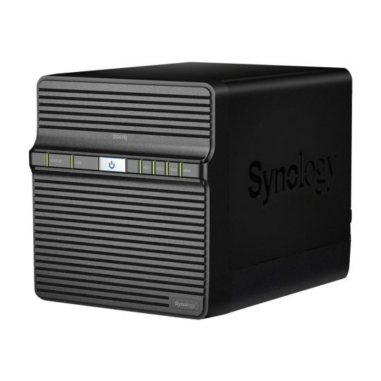 купить Сетевой RAID-накопитель, Synology DS418j  4xHDD NAS-сервер для дома и бизнеса в Алматы