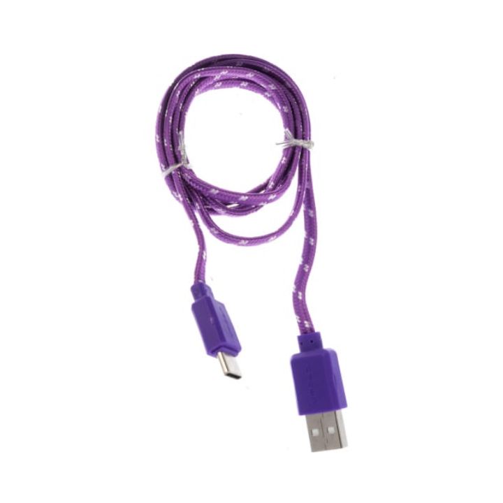 купить Кабель Crown USB - USB Type-C CMCU-3052C violet в Алматы