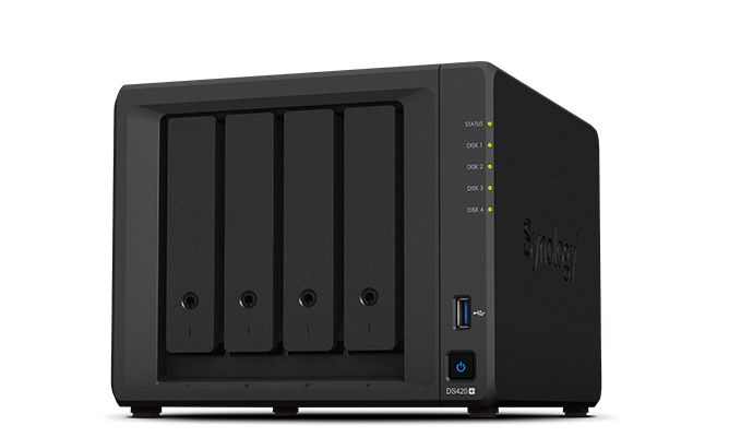 купить Сетевое оборудование Synology Сетевой NAS сервер DS420+ 4xHDD в Алматы