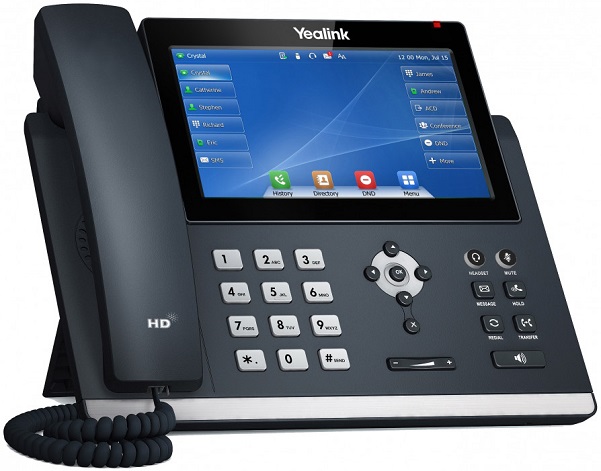 купить Yealink SIP-T48U (цветной сенсорный экран, 2 порта USB, 16 аккаунтов, BLF,  PoE, GigE) без БП в Алматы