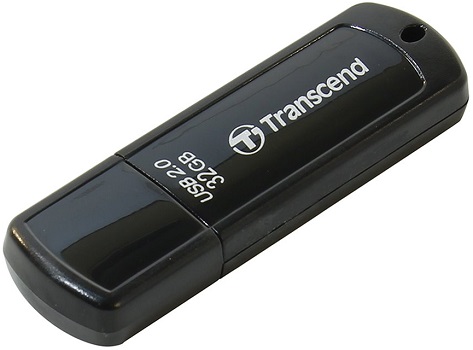купить USB Флеш 32GB 2.0 Transcend TS32GJF350 черный в Алматы