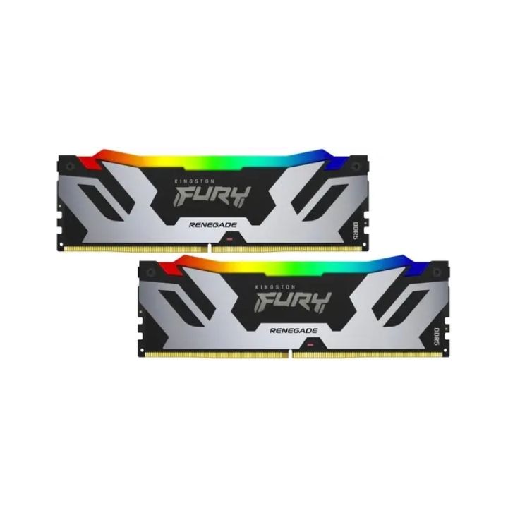 купить ОЗУ Kingston Fury Renegade RGB,  DIMM DDR5, 32 Gb (16GB x2), 6800 МГц, CL36, 1.45 В, KF568C36RSAK2-32 в Алматы