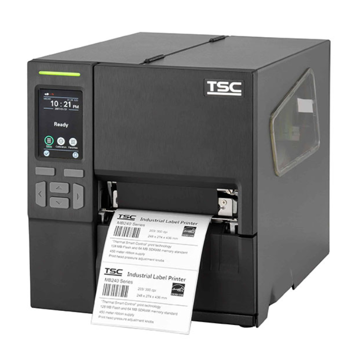 купить Принтер TSC MB240T, термотрансферная печать 203 dpi, ширина печати 108 мм, скорость печати  152 мм/с,  RS-232, USB 2.0, встроенный модуль Ethernet, 10/100 Мб/с, USB host для подключения сканера или клавиатуры ПК  в Алматы