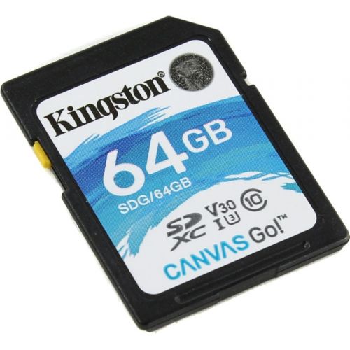 купить Карта памяти SD 64GB Class 10 U3 Kingston SDG/64GB в Алматы