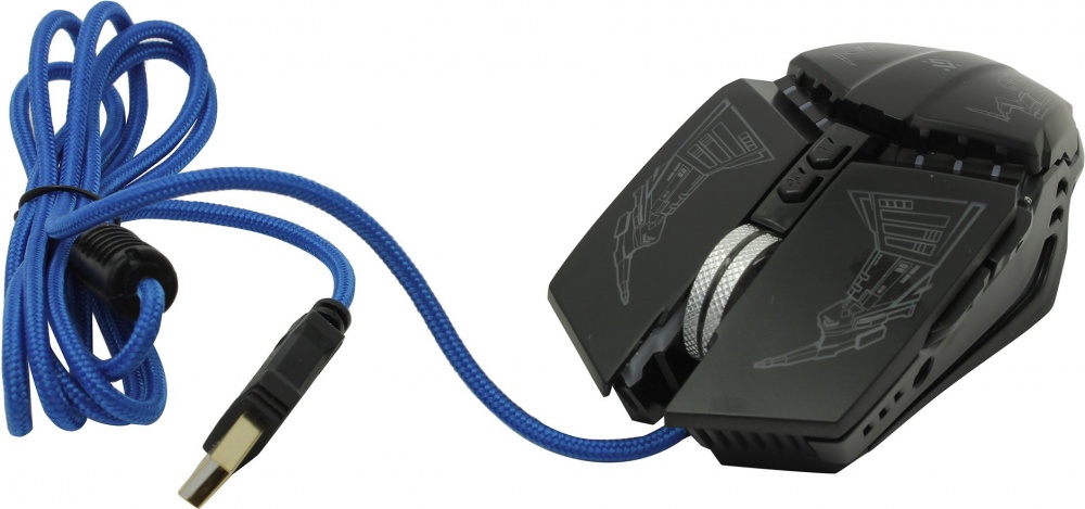 купить Мышь проводная игровая оптическая Defender Halo Z GM-430L (черный),USB, 7 кнопок, 800-3200 dpi, НОВИНКА!                                                                                                                                                   в Алматы