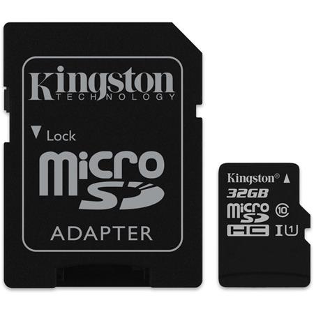 купить Карта памяти MicroSD 32GB Class 10 U1 Kingston SDCS/32GB в Алматы