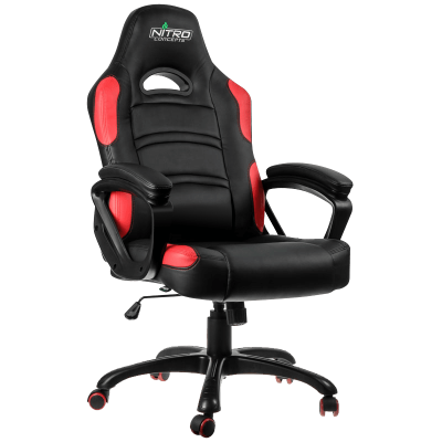 купить Игровое кресло GameMax GCR07 Red <Спинка: 79см, механизм качания, нагрузка до 120кг> в Алматы
