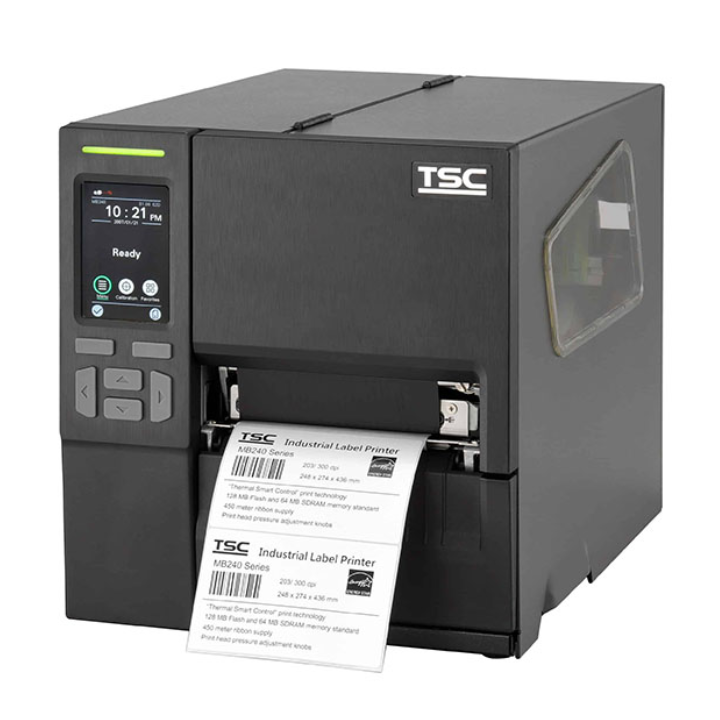 купить Принтер TSC MB340T, термотрансферная печать 300 dpi, ширина печати 108 мм, скорость печати  152 мм/с,  RS-232, USB 2.0, встроенный модуль Ethernet, 10/100 Мб/с, USB host для подключения сканера или клавиатуры ПК  в Алматы