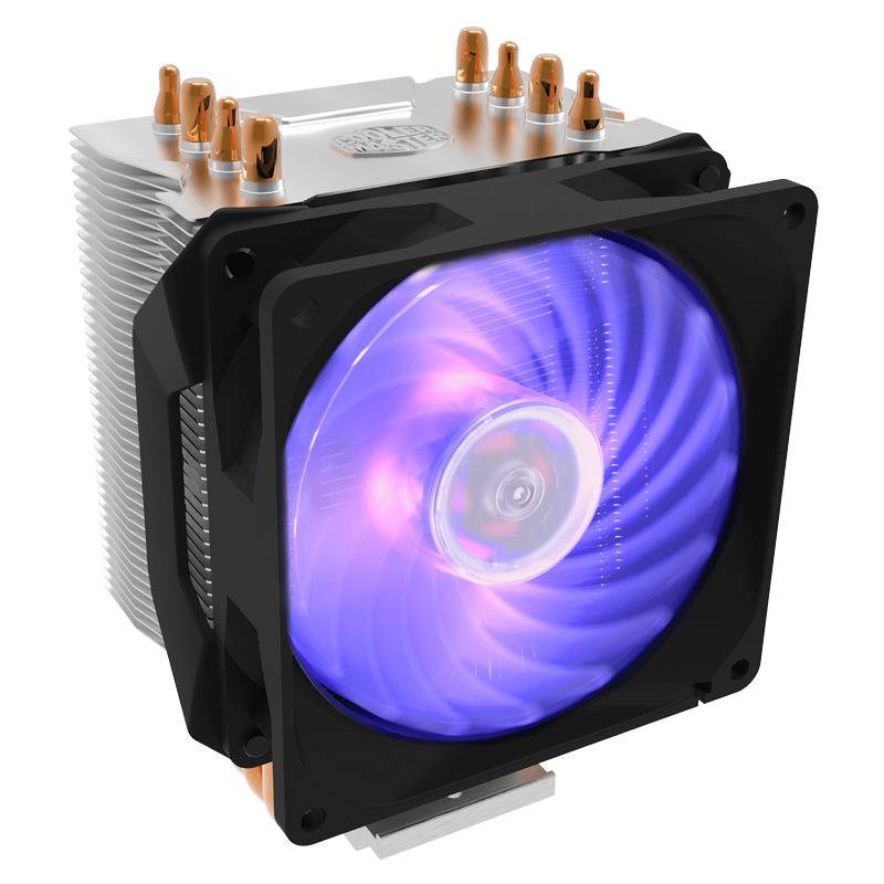 купить Вентилятор для CPU CoolerMaster Hyper H410R RGB 4-pin LGA INTEL/AMD RR-H410-20PC-R1 в Алматы