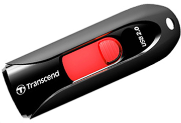 купить USB Флеш 16GB 2.0 Transcend TS16GJF590K черный в Алматы