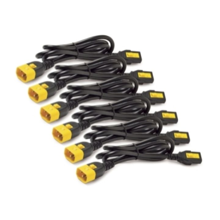купить Комплект сетевых шнуров Power Cord Kit (6 ea), Locking, C13 to C14, 1.8m (AP8706S-WW) в Алматы