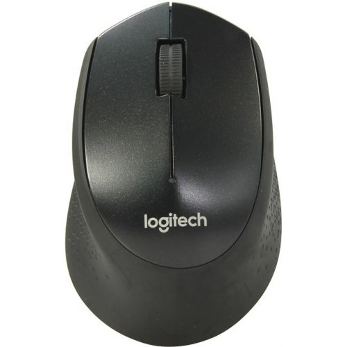 купить Мышь беспроводная Logitech M330 Silent Plus Black (черная, оптическая, 1000dpi, 2.4 GHz/USB-ресивер, бесшумная, под правую руку) в Алматы