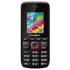 купить Мобильный телефон teXet TM-203 цвет черный-красный в Алматы