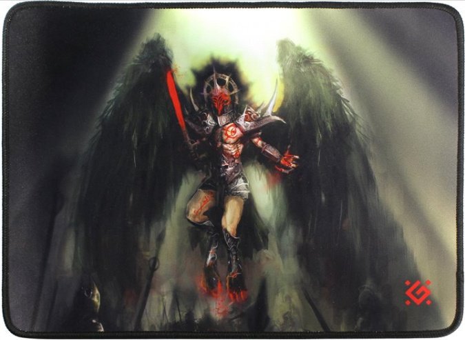 купить Коврик для мышки игровой Defender Angel of Death M 360x270x3 мм, ткань+резина в Алматы