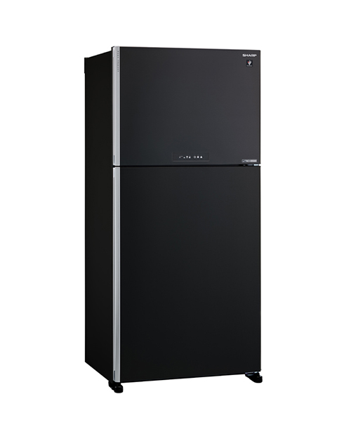 купить Холодильник Sharp SJXG60PMBK с верхним расположением морозильной камеры, black (600(422+178),A++,Full No Frost/Hybrid Cooling/Extra-Cool, J-TECH Inverter, 865 x1870 x740) в Алматы