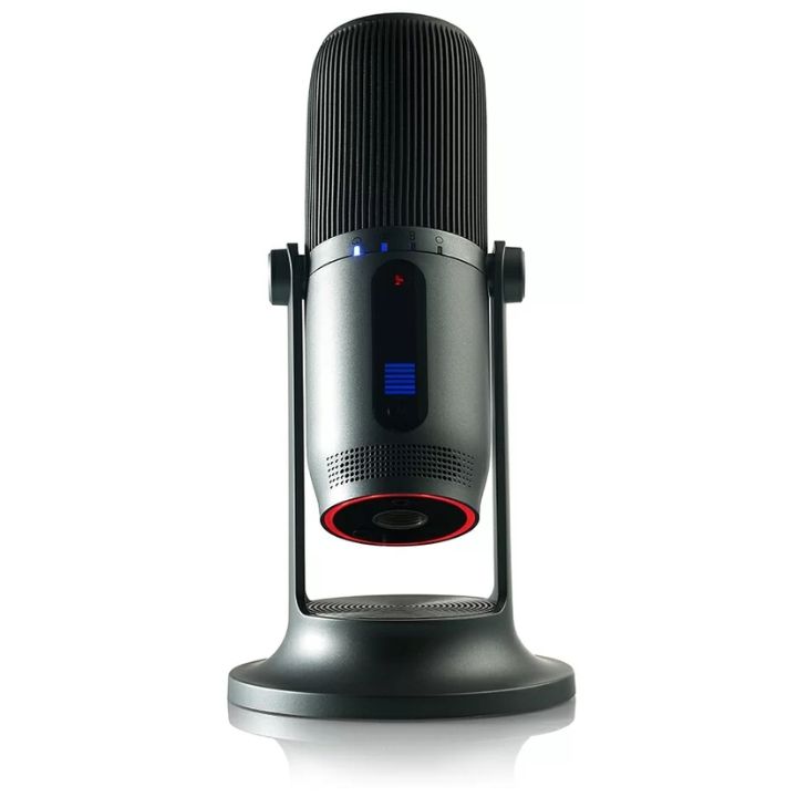 купить Микрофон Thronmax M2-G Mdrill One Slate Gray 48Khz RGB <конденсаторный, всенаправленный, Type C plug, 3.5mm, RGB> в Алматы