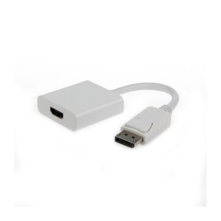купить Переходник DisplayPort -> HDMI Cablexpert A-DPM-HDMIF-002-W, 20M/19F, белый, пакет в Алматы