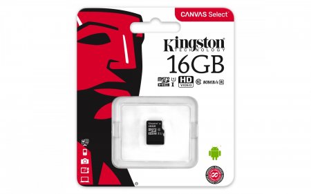 купить Карта памяти MicroSD 16GB Class 10 U1 Kingston SDCS/16GBSP в Алматы