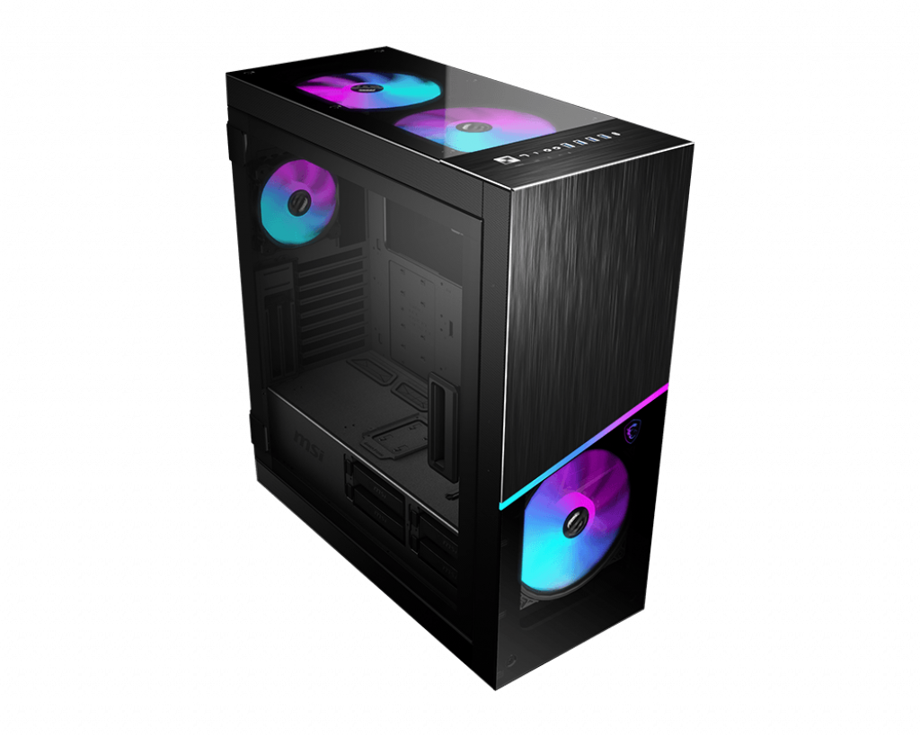 купить Компьютерный корпус MSI MPG SEKIRA 500X E-ATX / ATX / Micro-ATX / Mini-ITX, 4x USB 3.2, USB3.2 Type-C x1, Наушники, Микрофон, 2 вентилятор: 200 x 200 мм (на передней панели) 1 вентилятор 120 х 120 (на задней панели) в Алматы