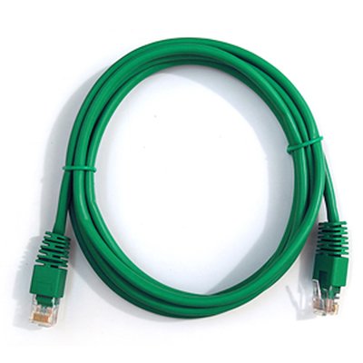 купить Патч-корд UTP Cablexpert PP12-1M/G кат.5e, 1м, литой, многожильный (зелёный) в Алматы