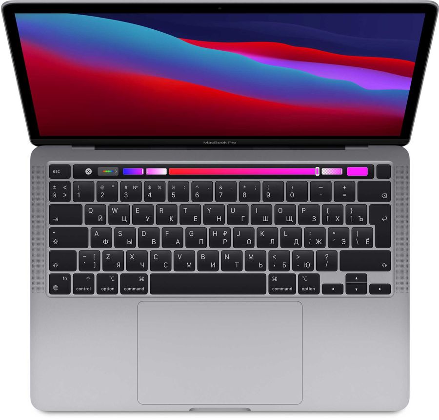 купить 13-inch MacBook Pro, Model A2338: Apple M1 chip with 8‑core CPU and 8‑core GPU, 256GB SSD - Space Grey в Алматы