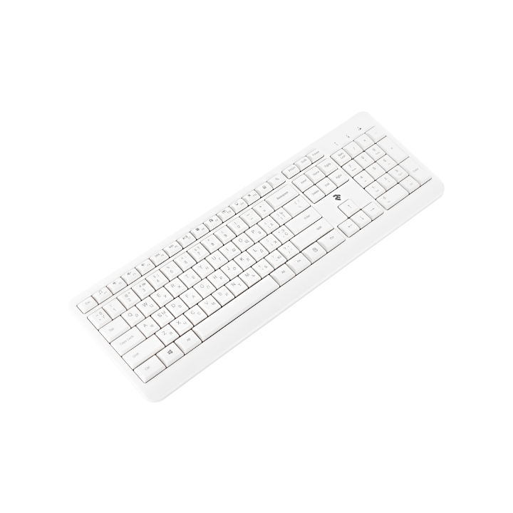 купить Клавиатура 2Е KS220 WL White в Алматы
