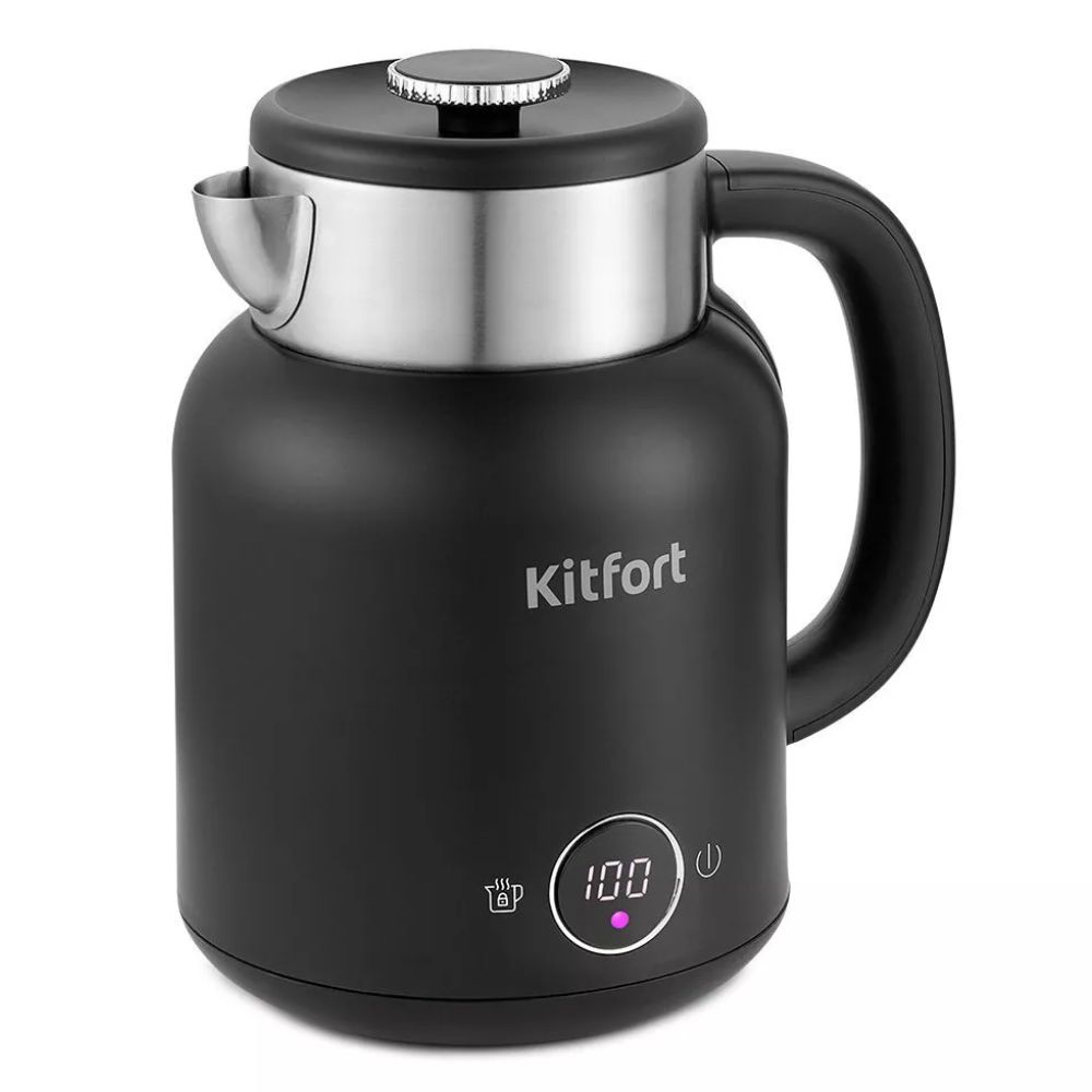 купить Чайник электрический Kitfort КТ-6196-1 черный в Алматы
