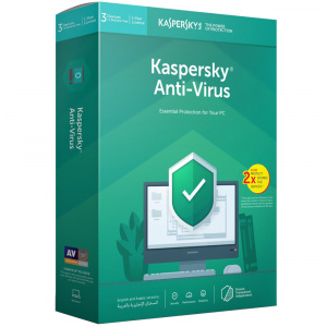 купить Антивирус, Kaspersky Lab, Kaspersky Anti-Virus 2019 Box (KL11712UBFS_19), 2 пользователя, 12 мес., BOX, защита ПК и ноутбуков в Алматы