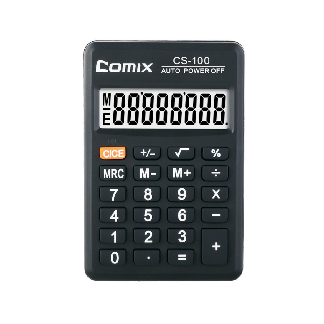купить Калькулятор карманный, Comix, CS-100, 8 разряд., Карманный, Чёрный в Алматы